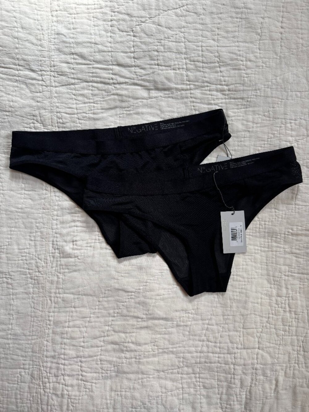 NEGATIVE Underwear Sieve Briefs NWT Size Medium (2 pairs)